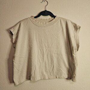 Sleeveless Crop Tee